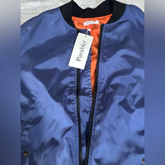 NEW BLUE Parabler Women’s Bomber Jacket - Picture 3 of 8
